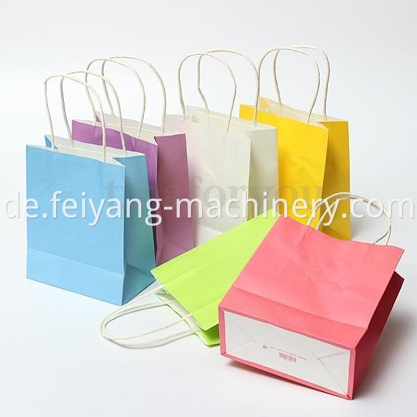 Roll Feeing Paper Bag Making Machine